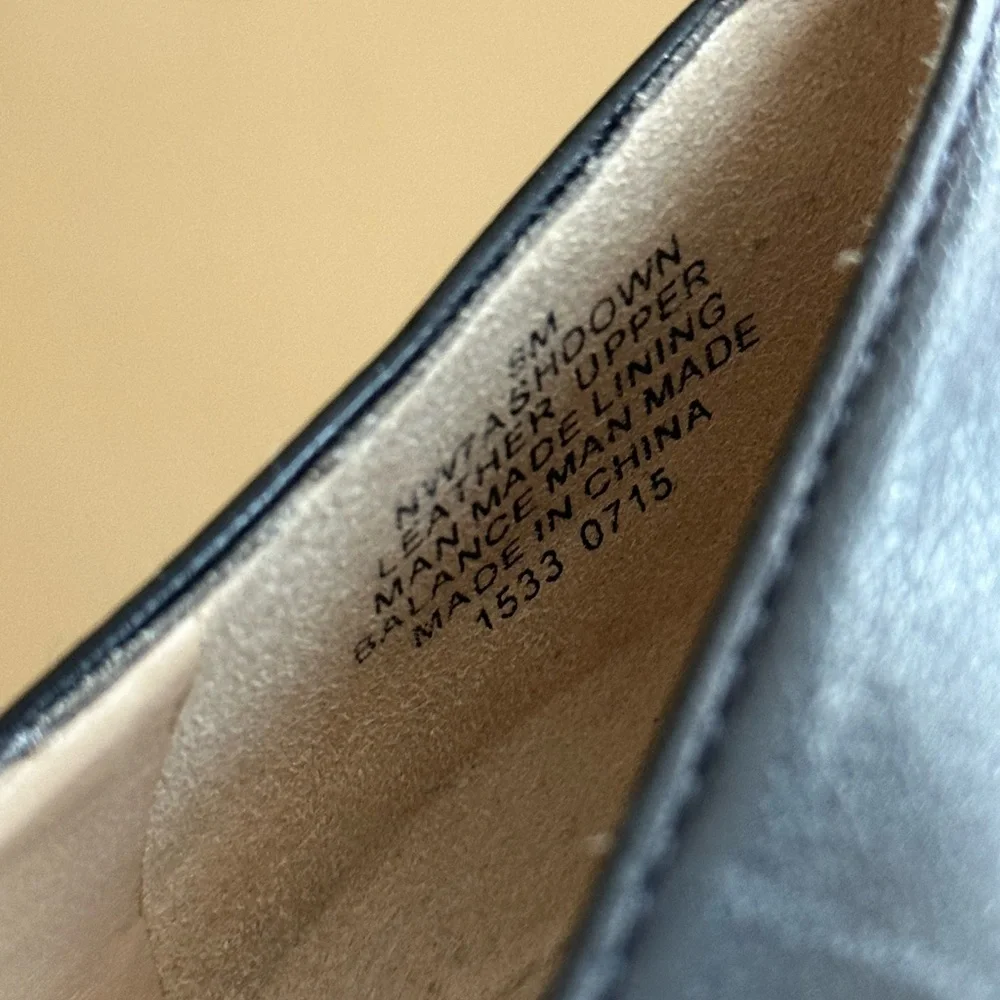 Nine West Classic Black Leather Pumps Women’s Size 8M - Picture 10 of 11